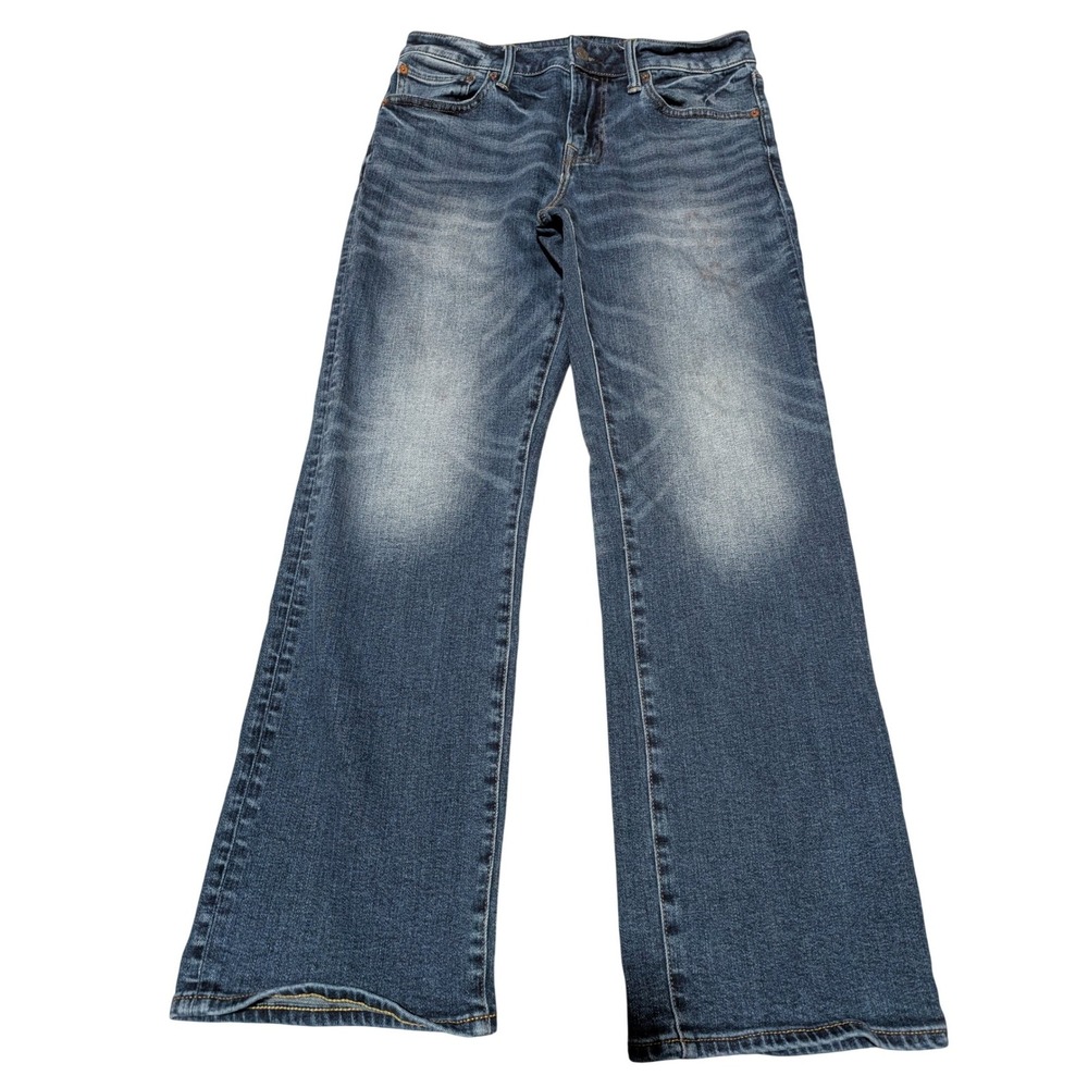 American Eagle‎ Jeans Mens 31x30 Blue Airflex Straight Leg Medium Wash  Denim